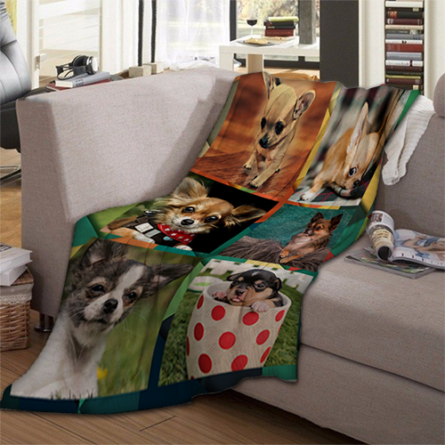 Plush Fleece Blanket Vertical - 50 x 60